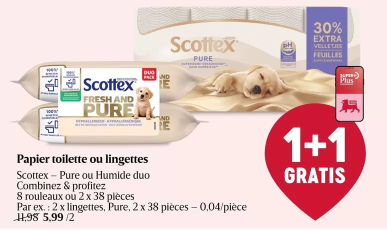 Extra - Papier toilette ou lingettes