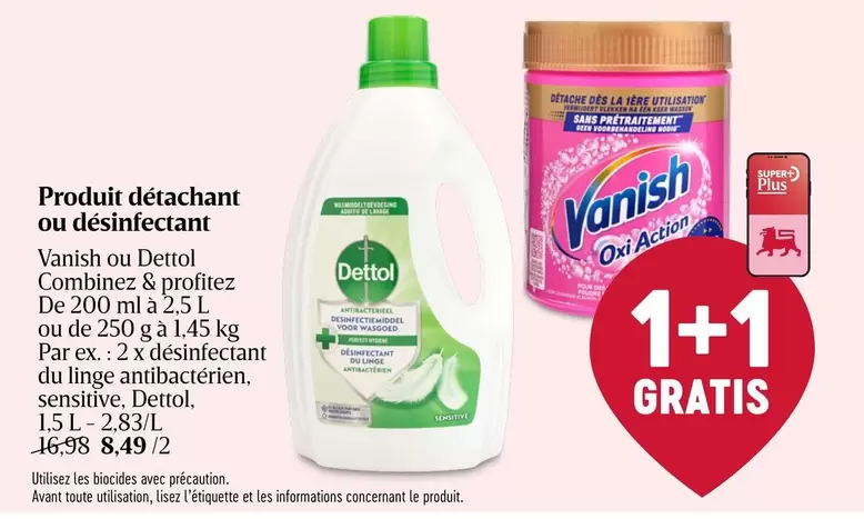 Dettol - Produit détachant ou désinfectant