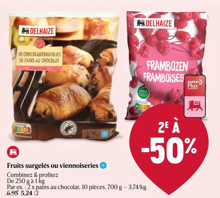 De - Fruits surgels ou viennoiseries