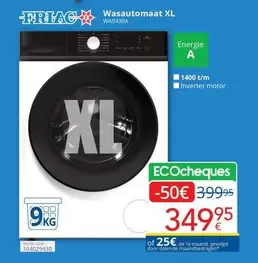 De - Wasautomaat XL WA9430A