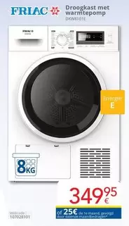 De - Droogkast met warmtepomp DKW810IE