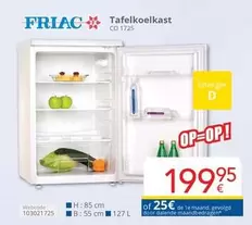 De - Tafelkoelkast CO 1725