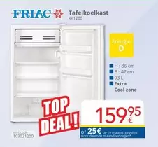 De - Tafelkoelkast KK1200