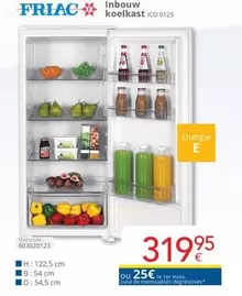 De - Inbouw koelkast ICO 0125