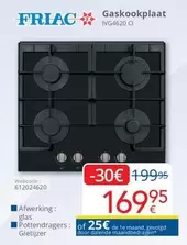 De - Gaskookplaat IVG4620 CI