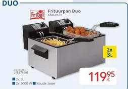 Frituurpan Duo A104 DUO