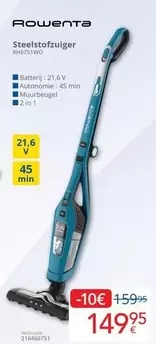 Steelstofzuiger RH6751WO