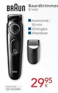 Baardtrimmer BT3400