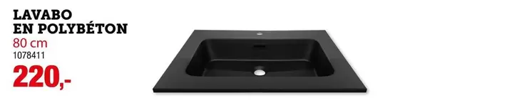 LAVABO EN POLYBÉTON