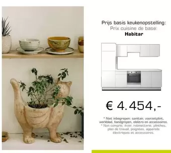 De - Basis keukenopstelling