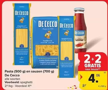 De - Pasta and Sauce