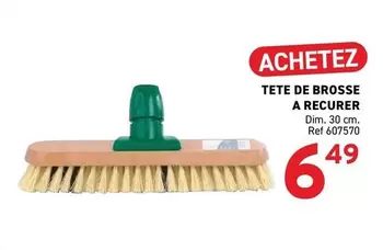 De - TETE DE BROSSE A RECURER Ref 607570