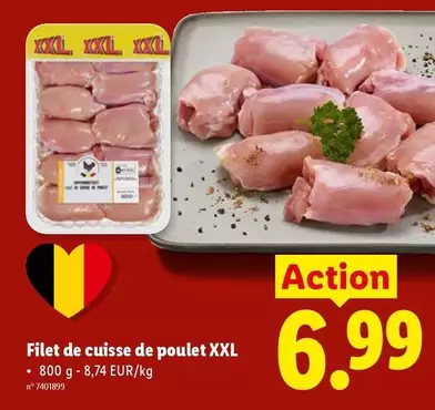 De - Filet de cuisse de poulet XXL