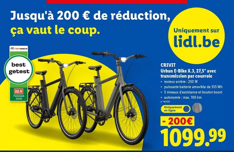 De - Urban E-Bike X.3, 27,5"