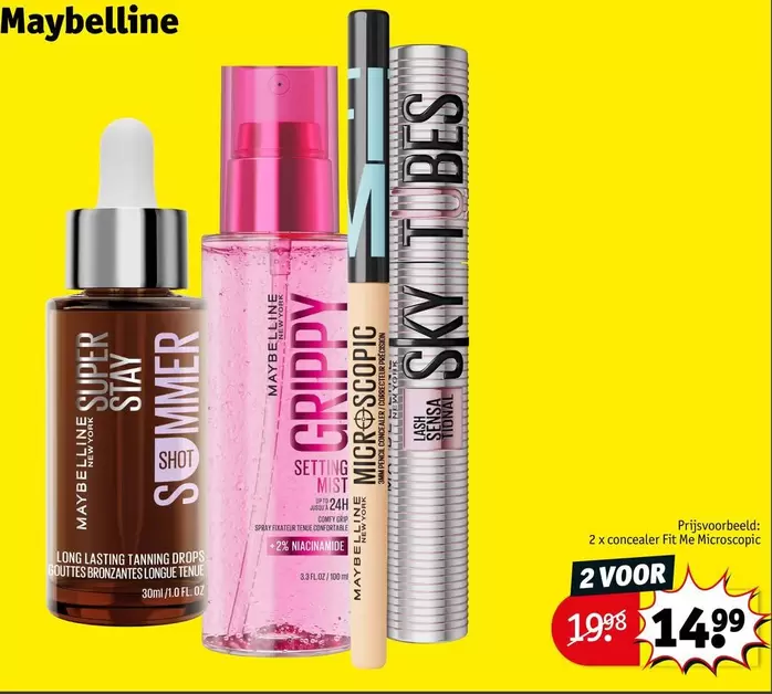 Oz - Super Stay Summer Shot, Grippy Setting Mist, Microscopic Mascara, Sky Tides Mascara