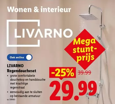 Mega - Regendoucheset
