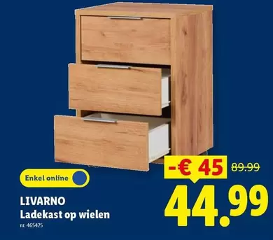 Ladekast op wielen