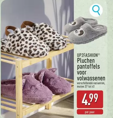 Pluche pantoffels