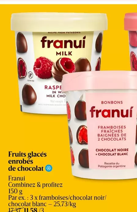 Patagonia - Fruits glacés enrobés de chocolat