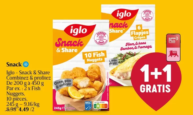 De - Snack & Share 10 Fish Nuggets