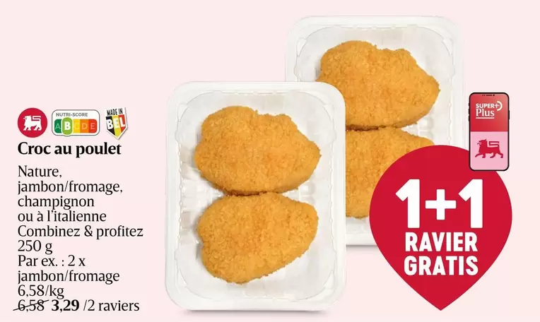 Croc au poulet