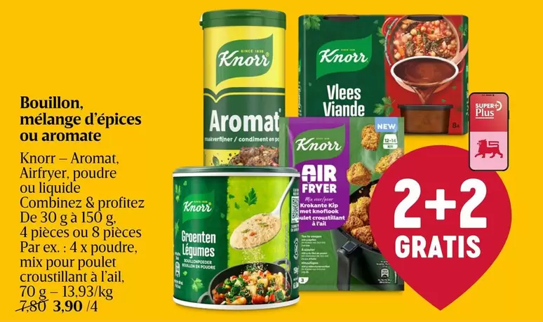 De - Bouillon, mélange d'épices ou aromate