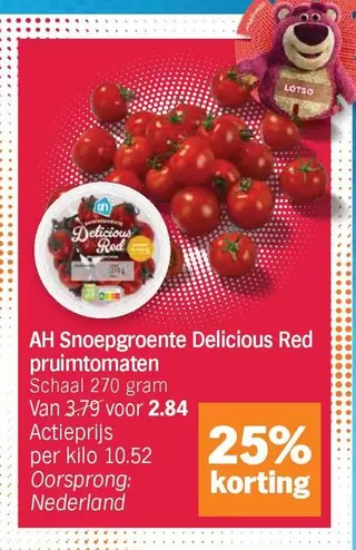 Red - AH Snoepgroente Delicious pruimtomaten