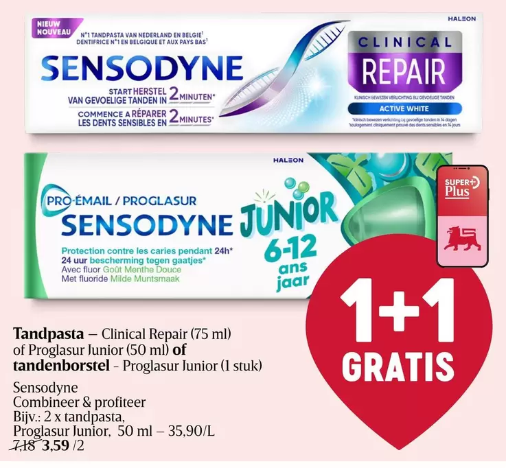 White - Tandpasta - Clinical Repair en Proglasure Junior
