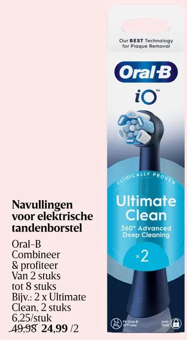 Navullingen voor elektrische tandenborstel