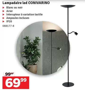 Lampadaire led CONIVARINO 088177-8