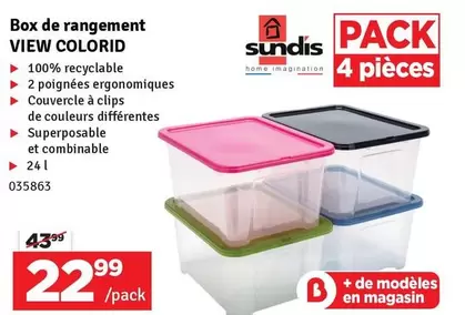 Box -  de rangement VIEW COLORID