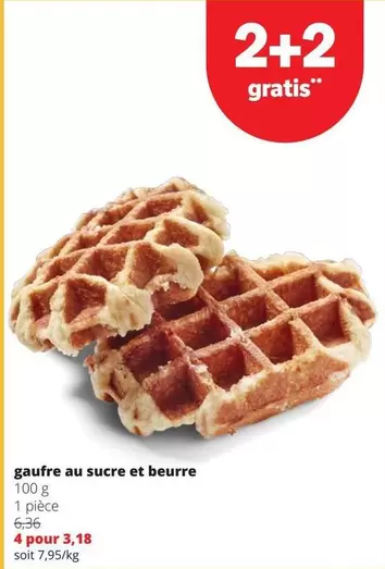 Gaufre Au Sucre Et Beurre