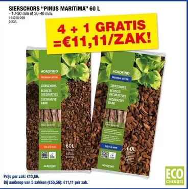 SIERSSCHORS "PINUS MARITIMA" 60 L