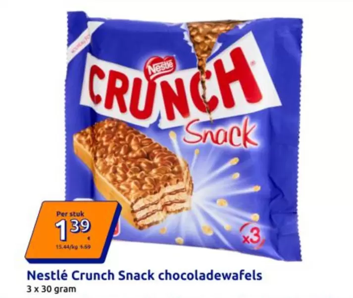 Snack - Crunch chocoladewafels