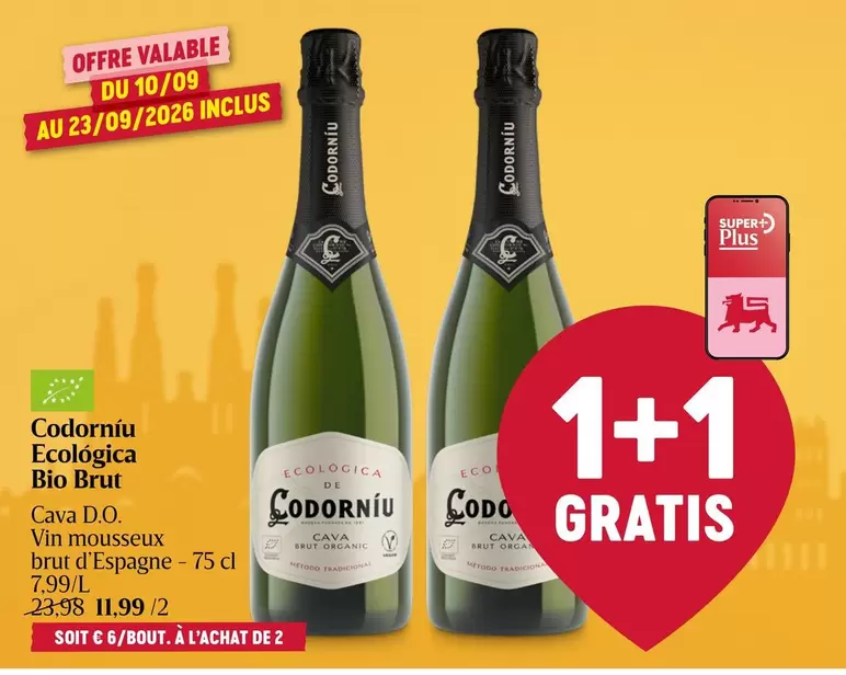 De - Cava D.O. Vin mousseux brut d'Espagne