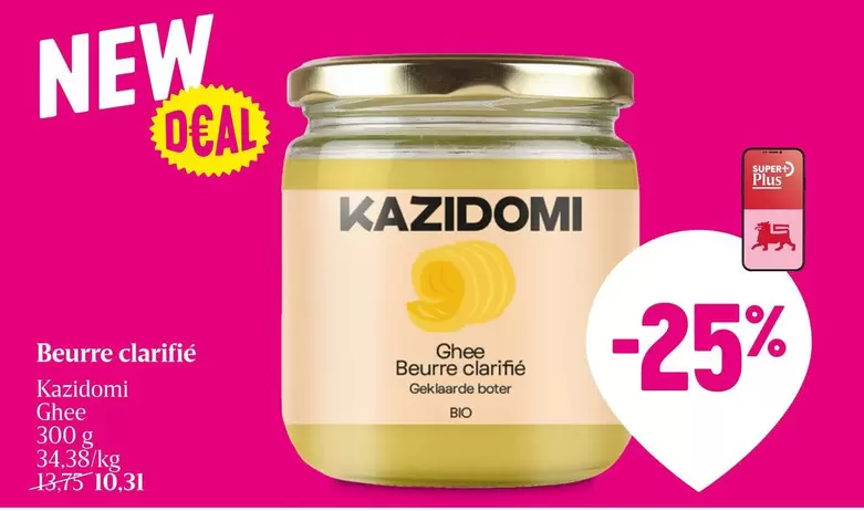 Beurre clarifié Ghee