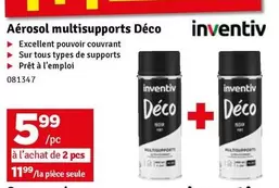 De - Aérosol multisupports Déco