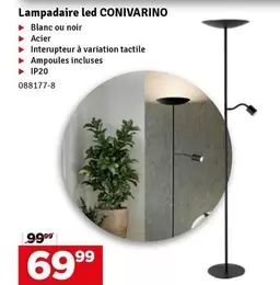 Lampadaire led CONIVARINO 088177-8