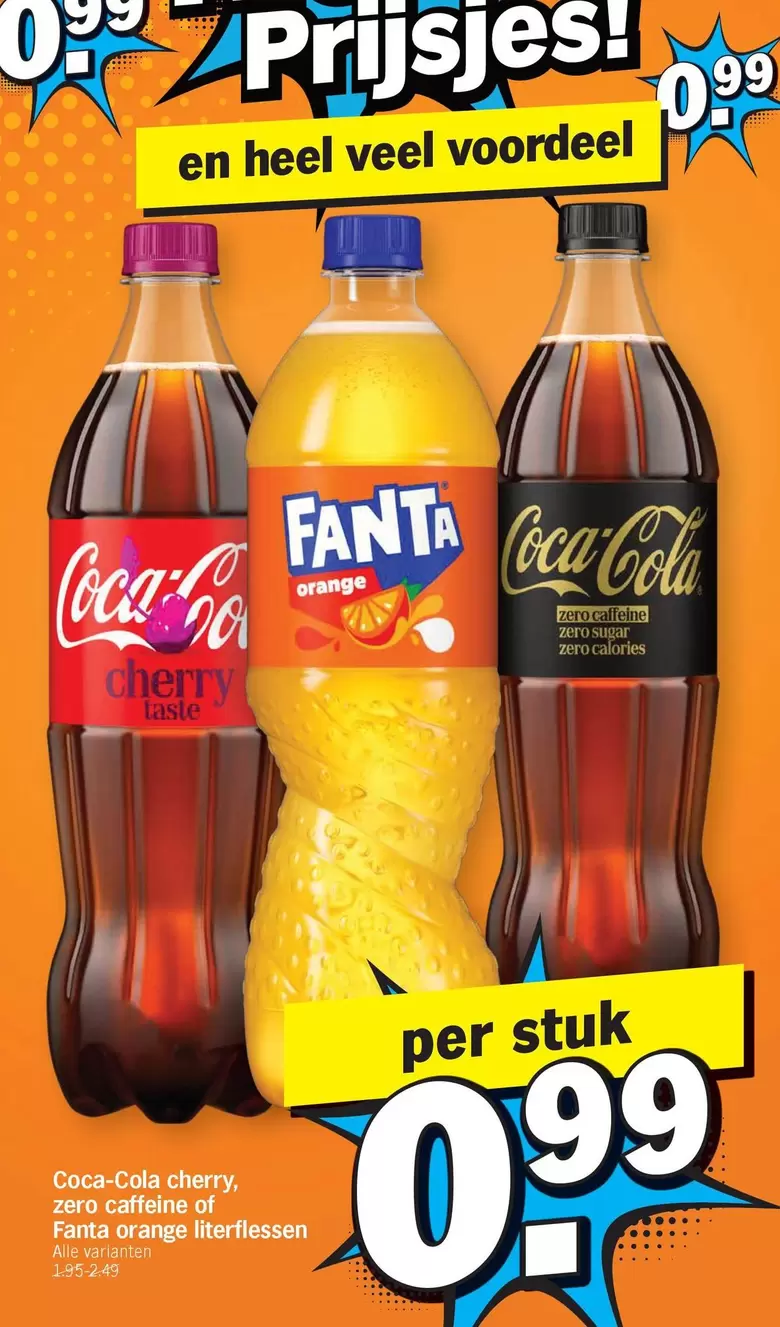 Coca Cola - Coca-Cola Cherry, Fanta Orange, Coca-Cola