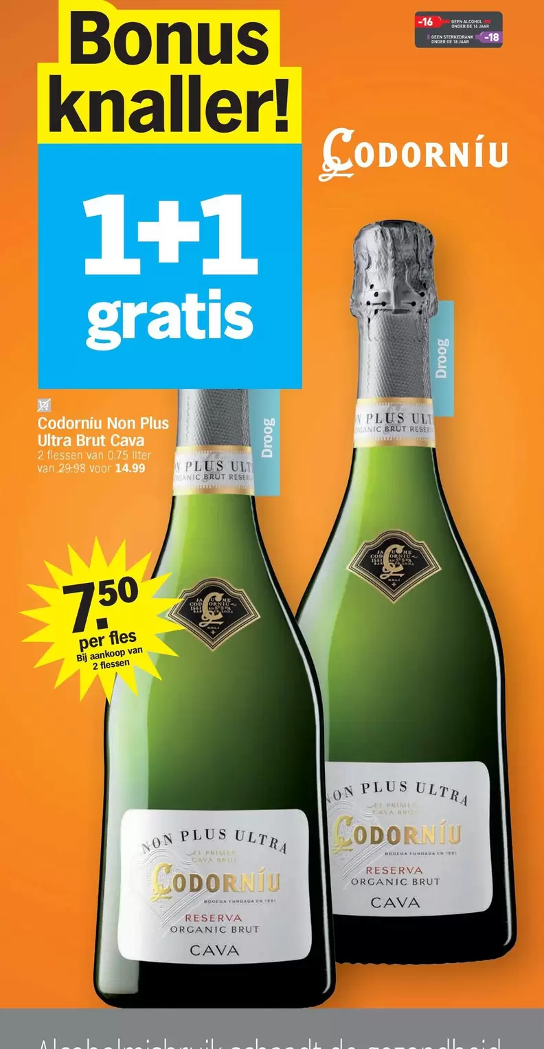De - Codorniu Plus Ultra Cava Brut