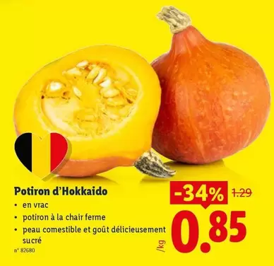 Potiron d'Hokkaido