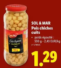 Pois chiches cuits