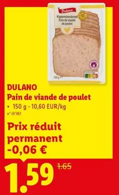 De - Pain de viande de poulet