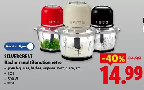Hachoir multifonction rétro