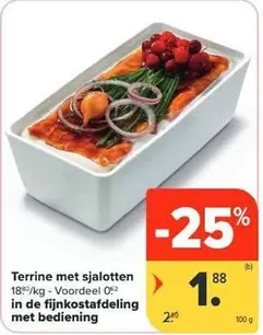 De - Terrine met sjalotten