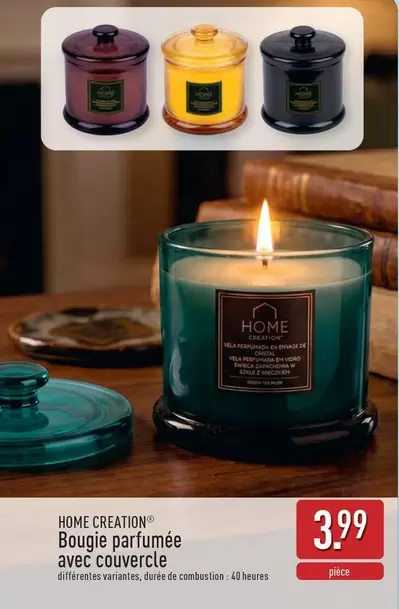 De - Bougie parfumée avec couvercle