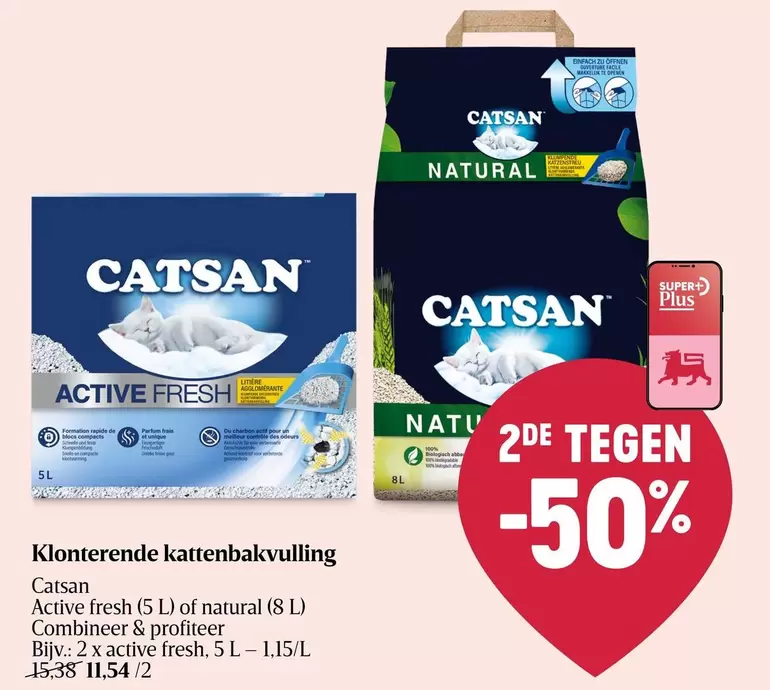 De - Klonterende kattenbakvulling