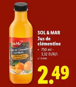 De - Jus de clémentine