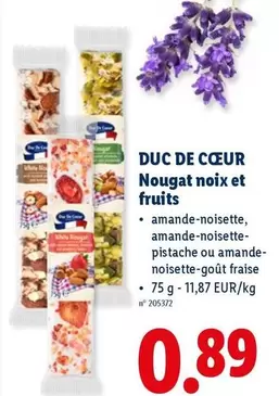 White - Nougats noix et fruits