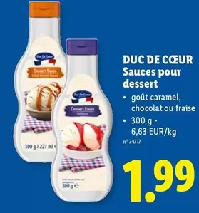 De - Sauces pour dessert